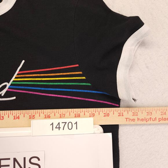 Pink Floyd Band Graphic Short Sleeve T Shirt Womens Size Large L Black White - Picture 6 of 9